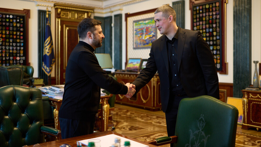 Volodimir Zelenski i Mihajlo Fedorov