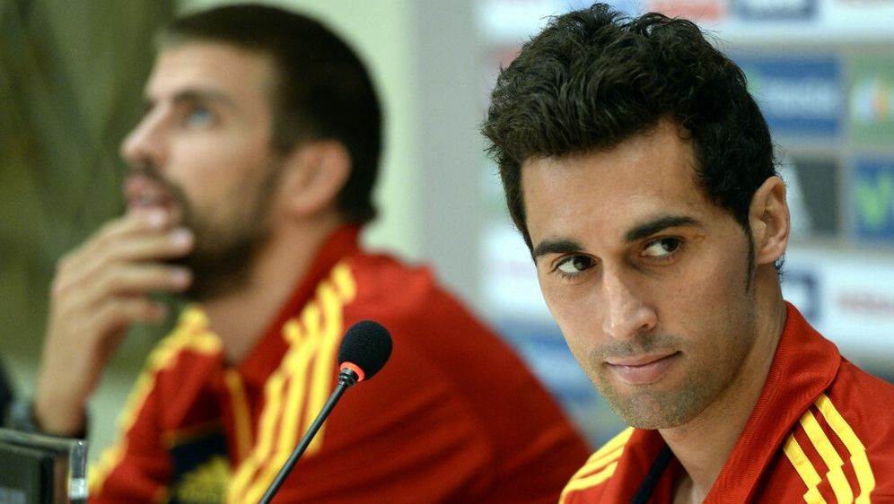 Gerard Pique i Alvaro Arbeloa u dresu španjolske reprezentacije