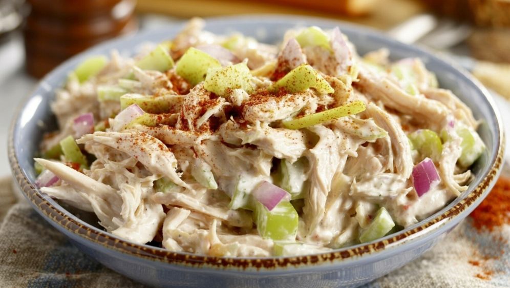 Hladna salata od piletina, jaja i grčkog jogurta