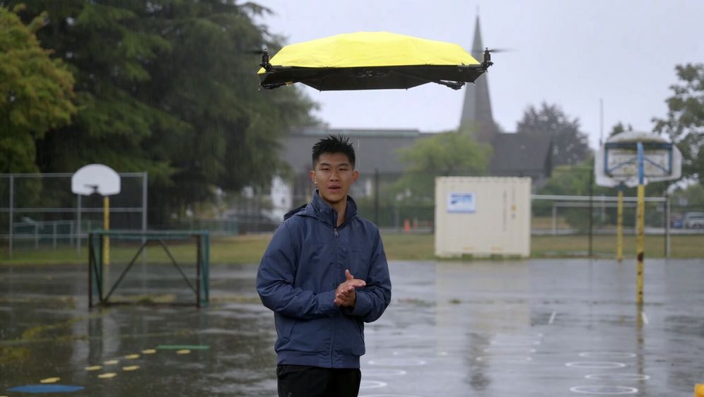 Lebdeći kišobran inovatora Johna Tsea s kanala I Build Stuff - 1