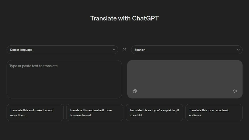 ChatGPT Translate