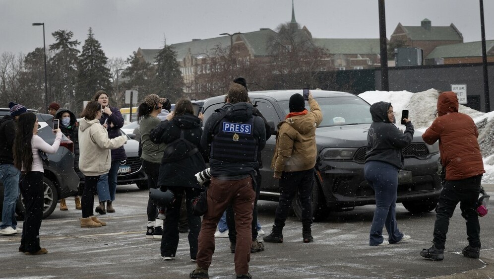 Aktivisti na prosvjedu u Minneapolisu