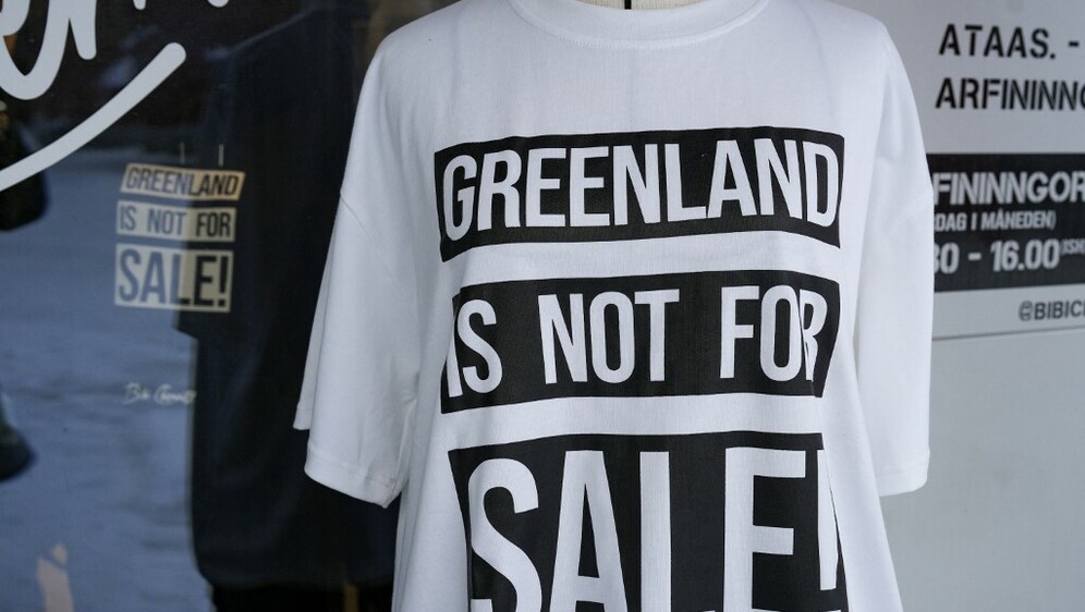Majica s porukom protiv američkog preuzimanja Grenlanda