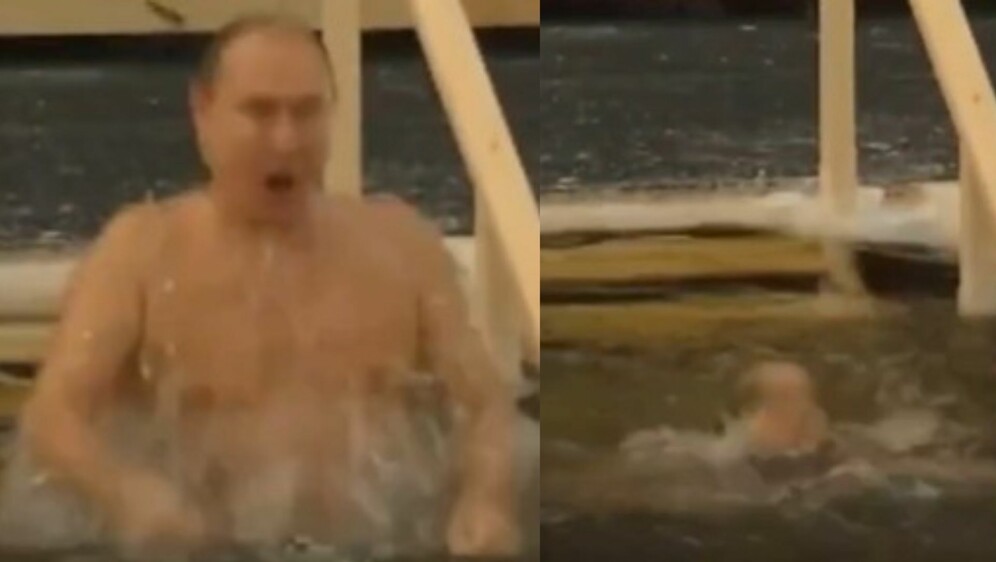 Vladimir Putin se okupao povodom Bogojavljanja