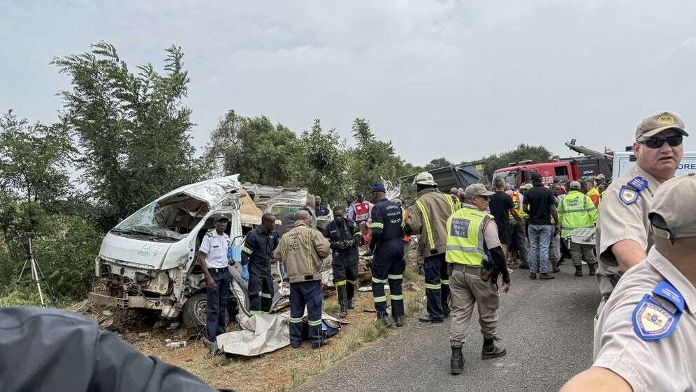 Sudar autobusa i kamiona u Južnoj Africi