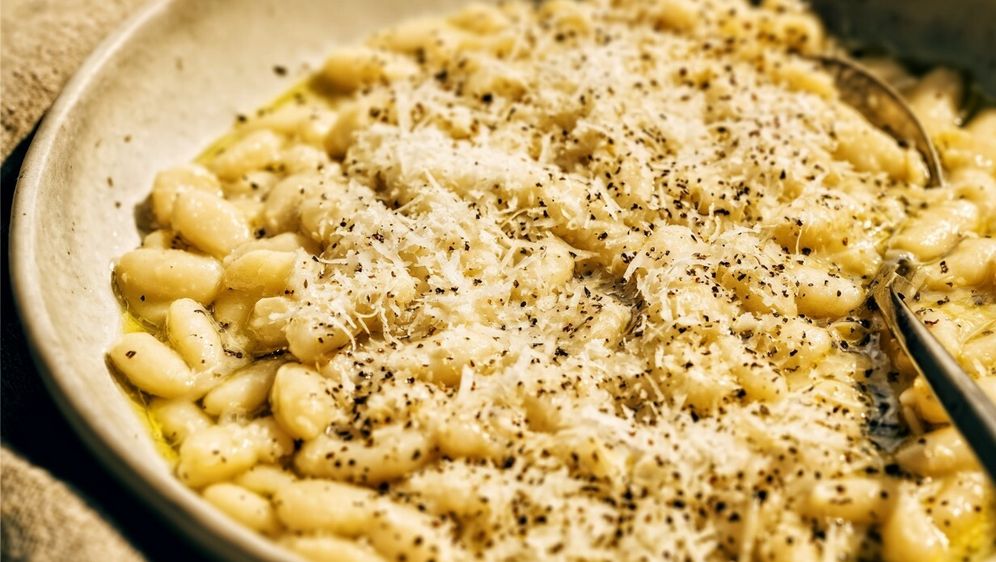 Bijeli grah cacio e pepe