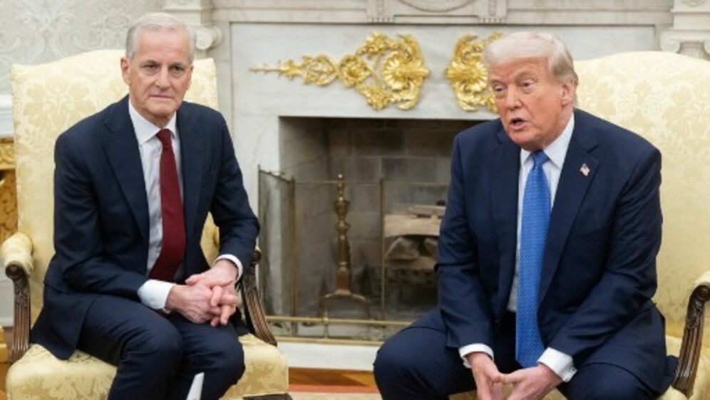 Jonas Gahr Store, Donald Trump