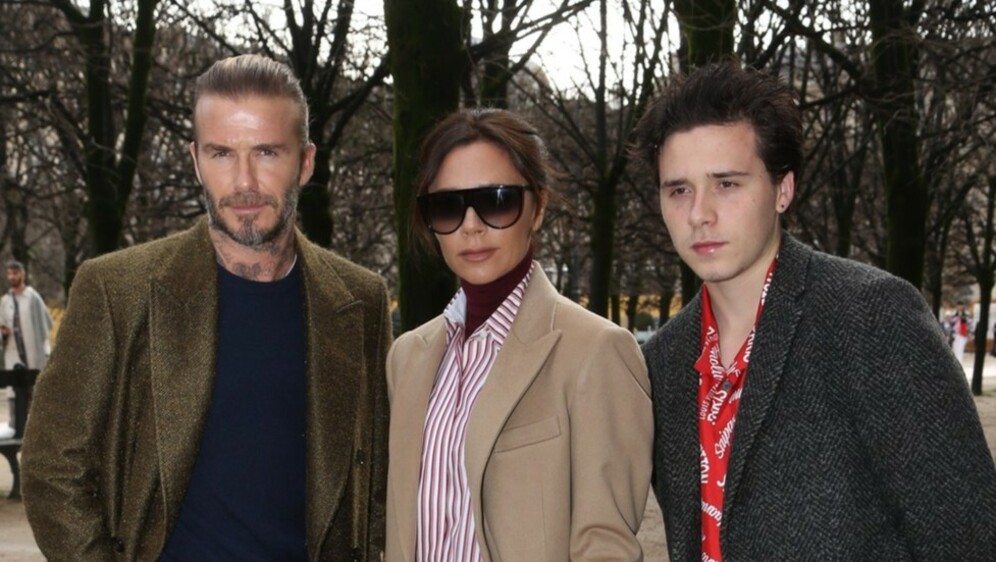 David, Victoria i Brooklyn Beckham - 1