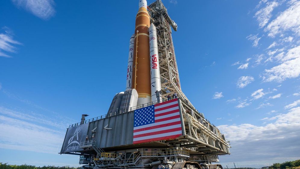 Letjelica Artemis II na lansirnoj rampi