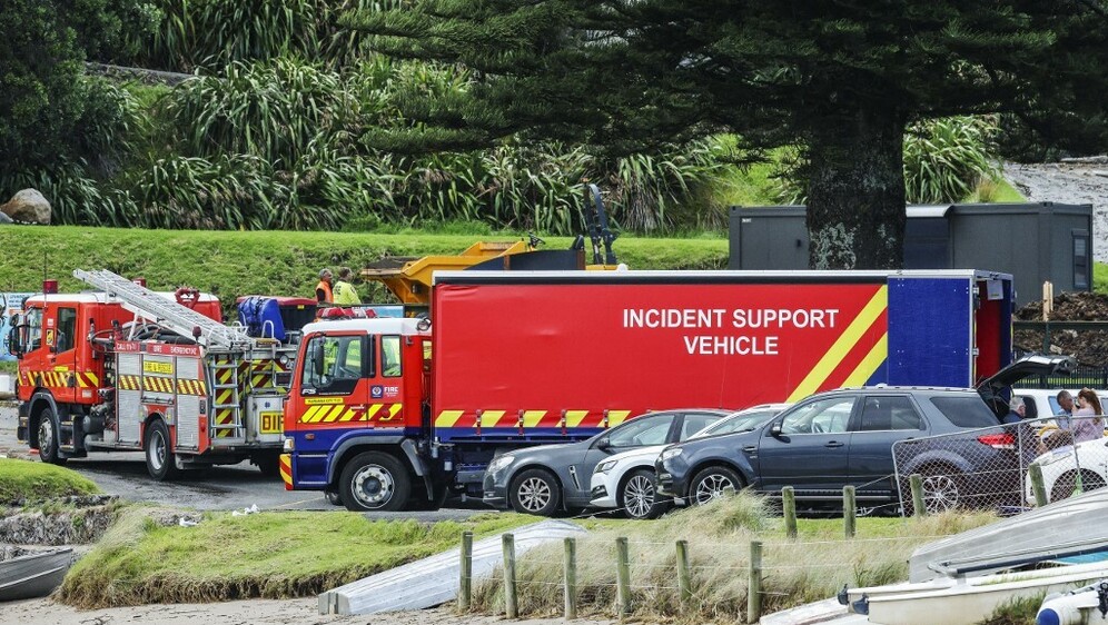 Hitne službe na terenu nakon odrona na Novom Zelandu