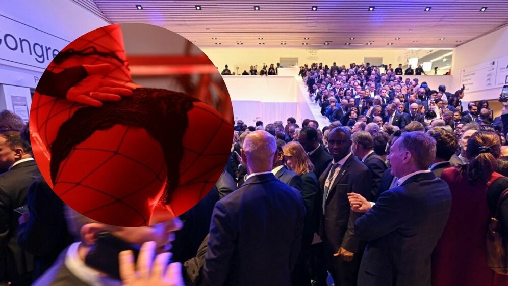 Noćna dama u Davosu, ilustracija