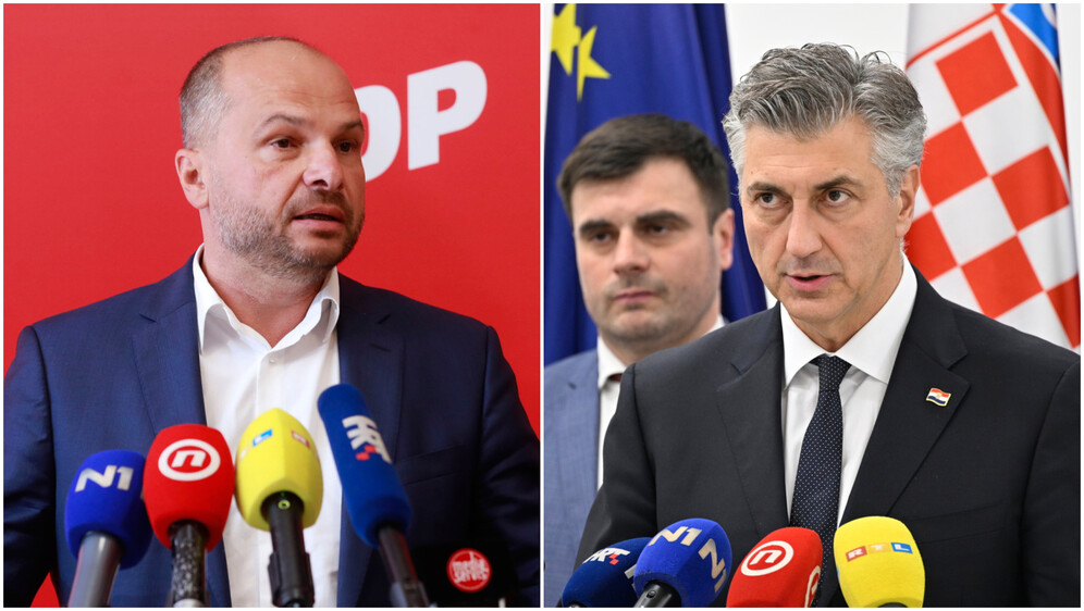 Siniša Hajdaš Dončić i Andrej Plenković