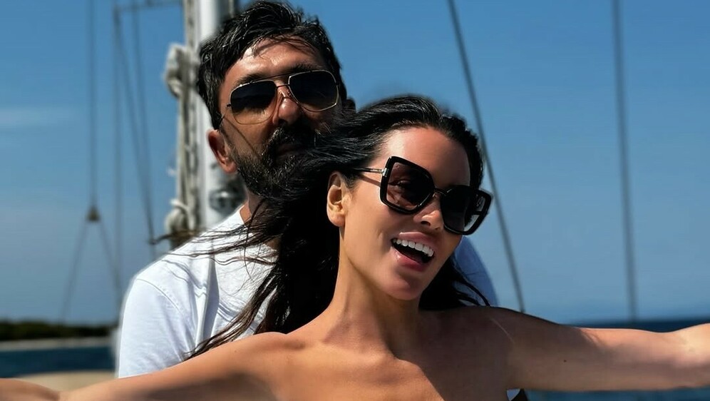 Ognjen Amidžić i supruga Mina