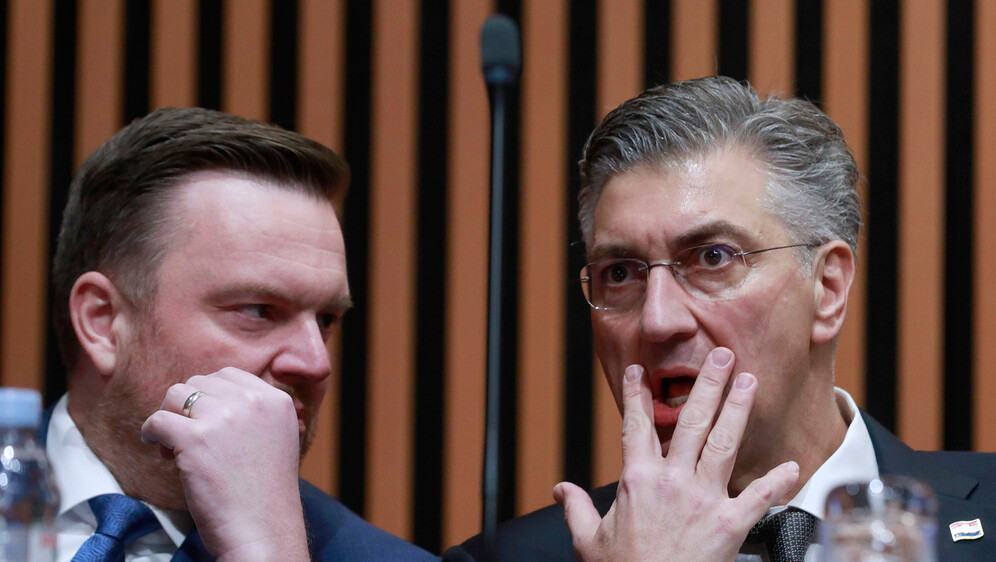 Marko Primorac i Andrej Plenković