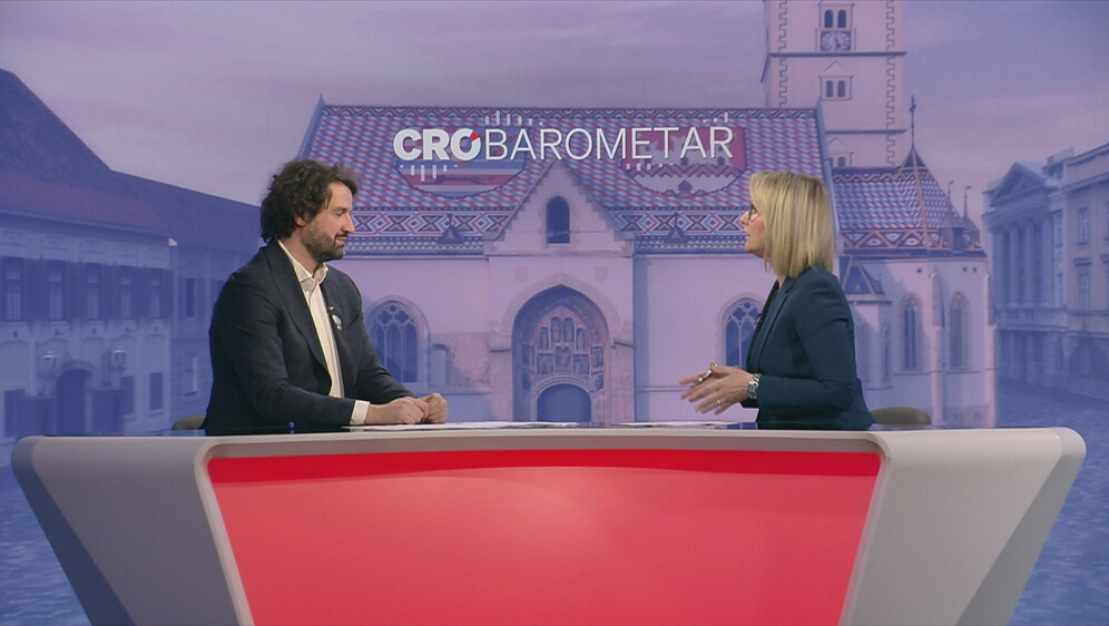 Boris Jokić i Sabina Tandara Knezović, reporterka Dnevnika Nove TV