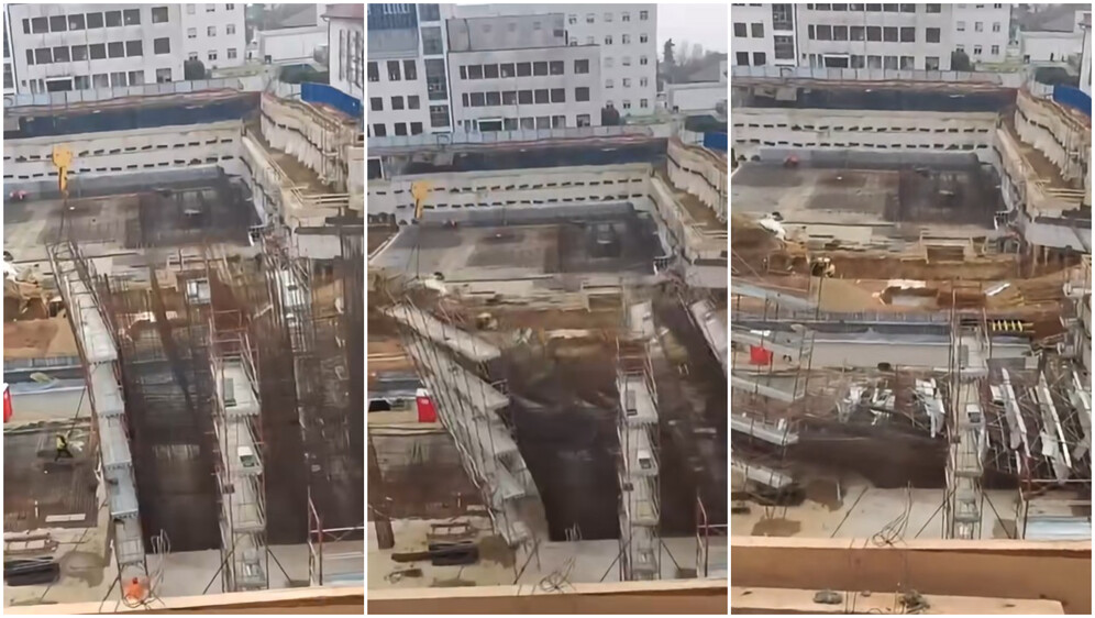 Na gradilištu KBC-a Zagreb urušila se skela