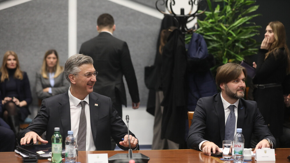 Andrej Plenković i Tomislav Ćorić