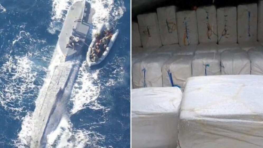 Zapljena droge na Atlantiku