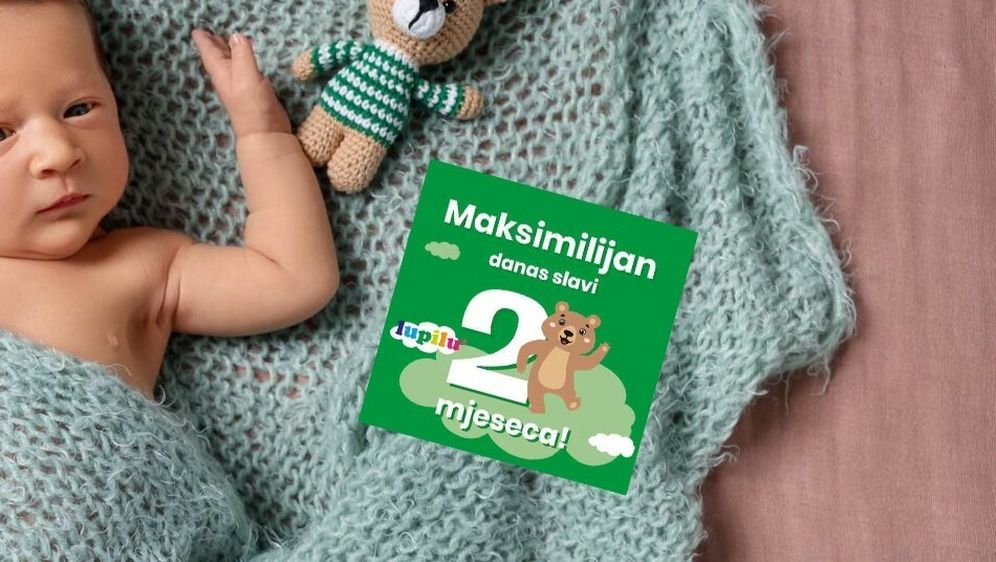 Lupilu milestone kartice s kojima možete zabilježiti svaki mjesec bebinog odrastanja