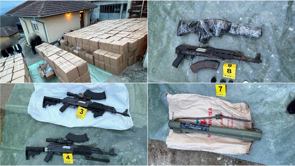 Zaplijenjena droga i oružje