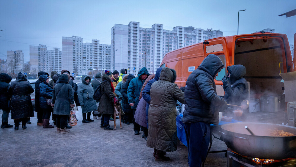 Red za besplatne tople obroke u Kijevu