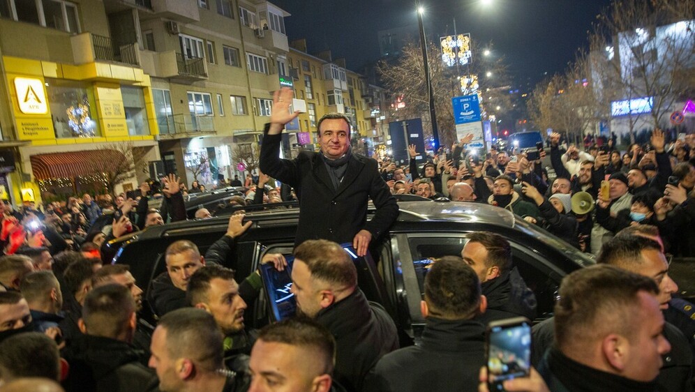 Albin Kurti u Prištini 28.12.