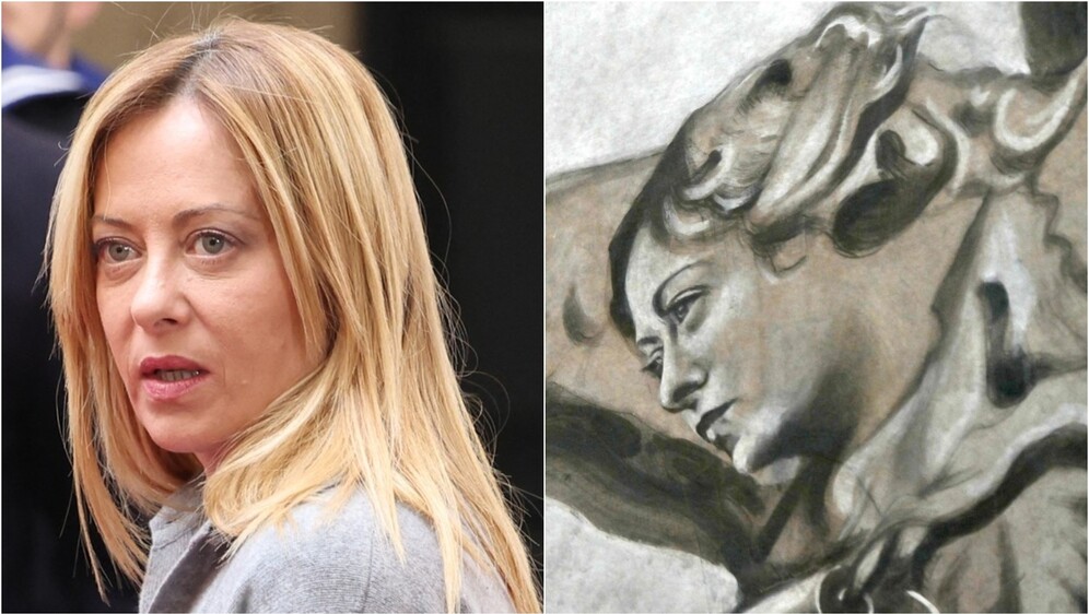 Giorgia Meloni, anđeo u bazilici San Lorenzo Lucina