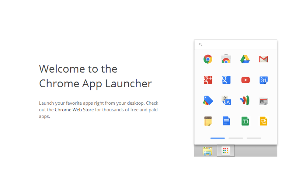 Chrome App Launcher od danas je dostupan i za Windows OS korisnike