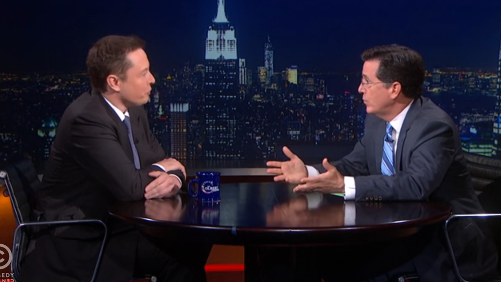 Elon Musk progovorio planove za budućnost na The Colbert Report emisiji