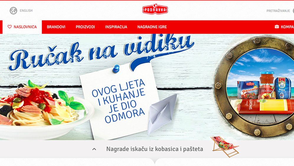 Podravka predstavila nove korporativne stranice s dubokom integracijom Coolinarike