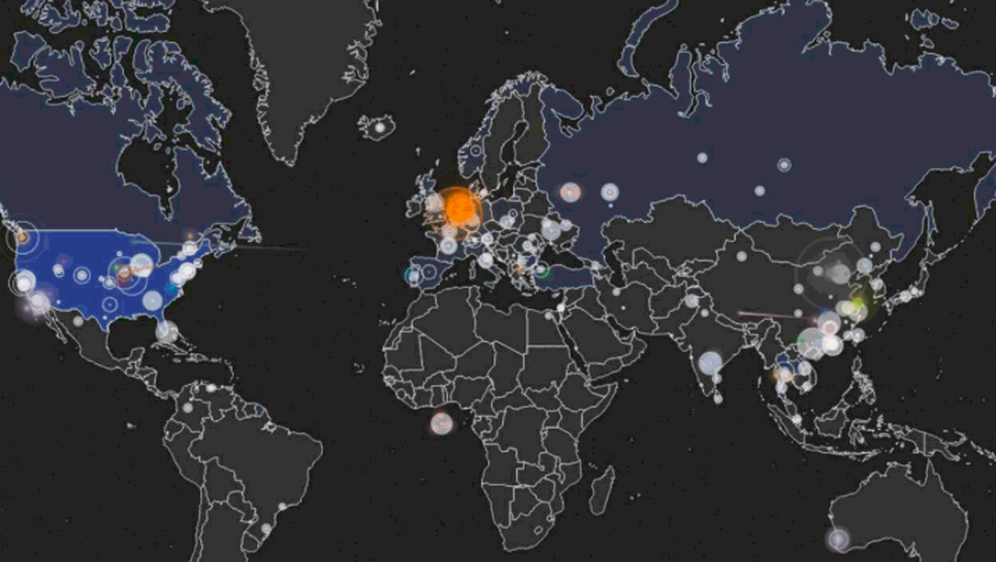 Tamna strana interneta: Gledajte hakerske napade uživo