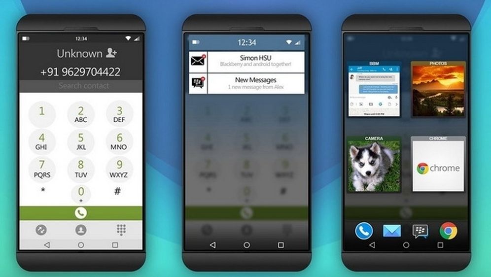 Ovako bi mogli izgledati BlackBerry Android telefoni