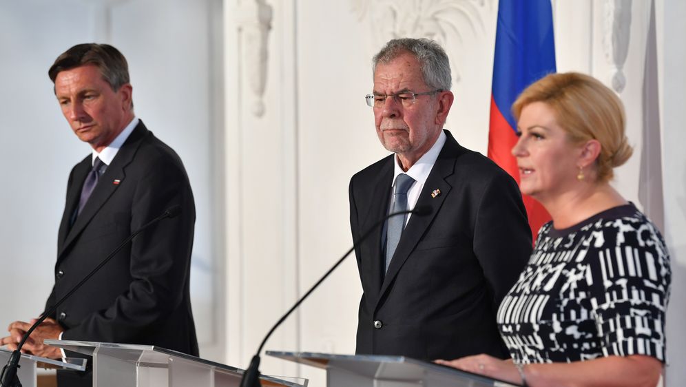 Kolinda Grabar Kitarović, Borut Pahor i Alexander van den Bellen (Foto: AFP)