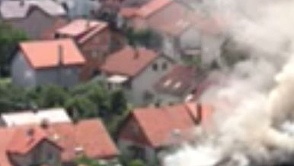 Požar u Dubravi (Screenshot: Dnevnik.hr/čitatelj)