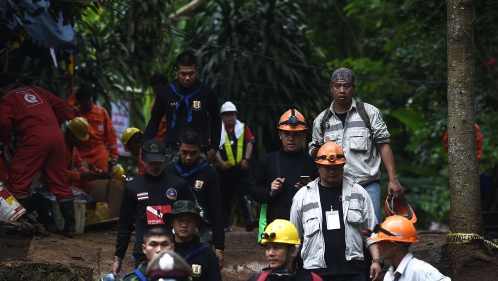 Akcija spašavanja zarobljenih dječaka i trenera na Tajlandu (Foto: AFP)