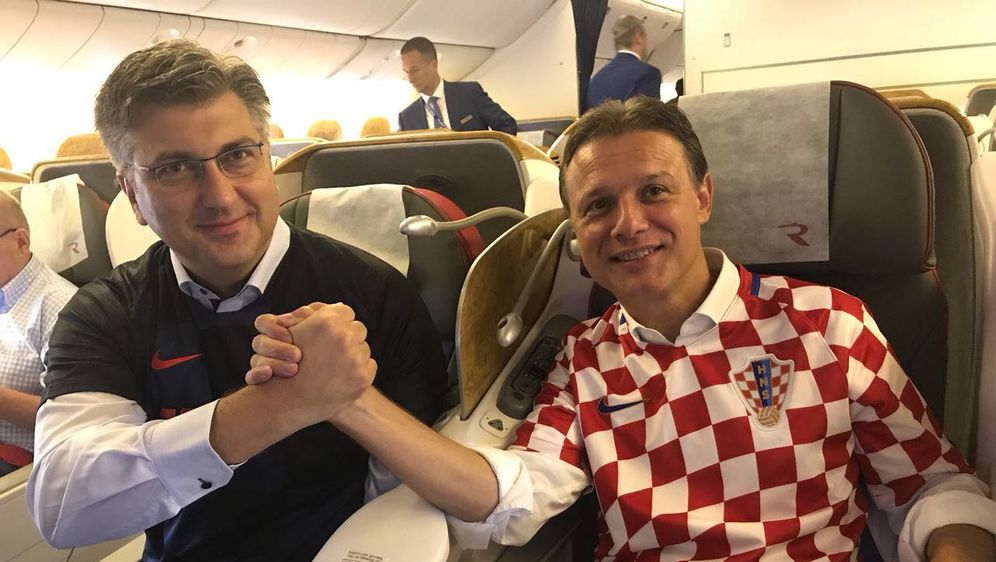 Plenković i Jandroković na putu za Moskvu (Foto: Vlada RH)