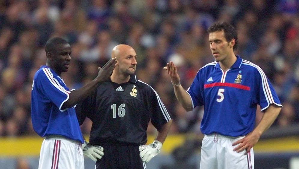 Laurent Blanc i Lilian Thuram (Foto: AFP)