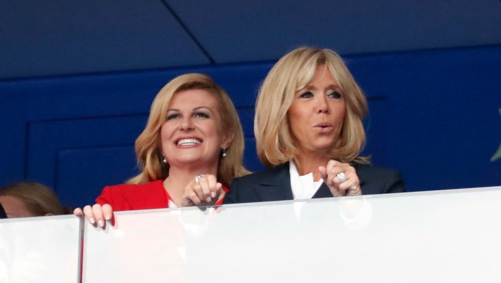 Brigitte Macron i Kolinda Grabar-Kitarović na finalu SP-a
