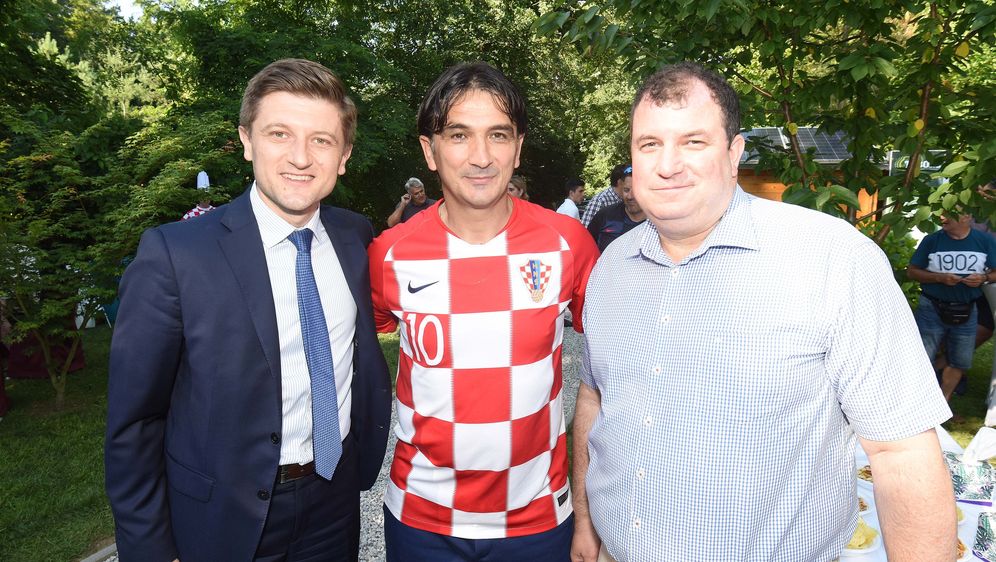 Zdravko Marić, Zlatko Dalić, Jakov Kitarović (FOTO: Vjeran Zganec-Rogulja/PIXSELL)