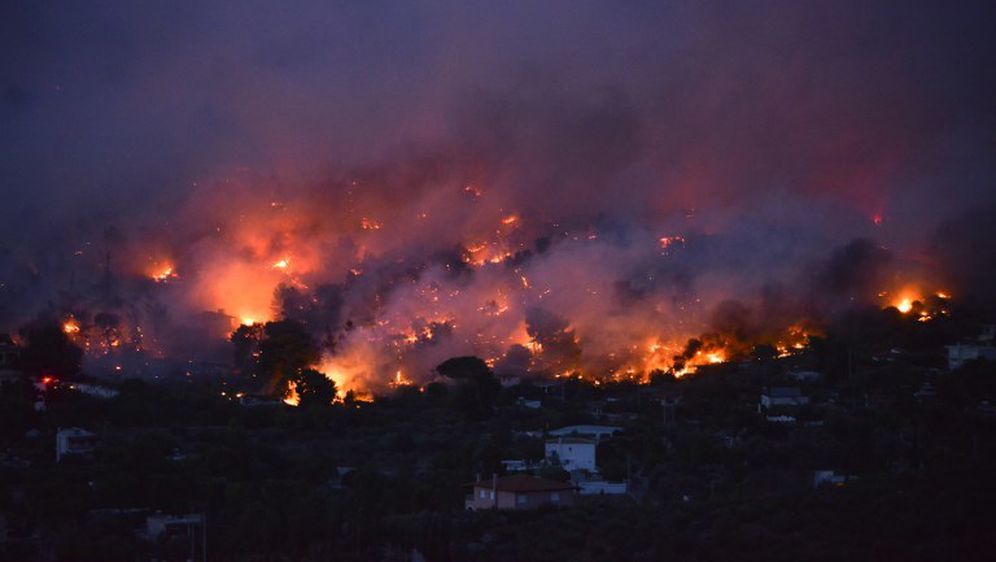 Požar u Grčkoj na području Atene (Arhiva: AFP)