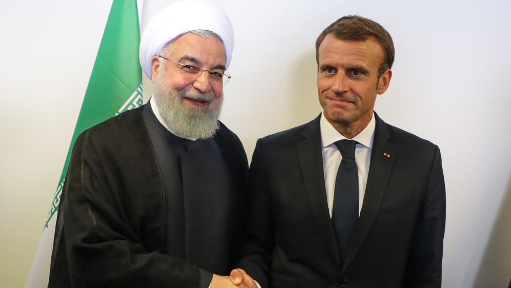 Iranski predsjednik Hasan Rohani i francuski predsjednik Emmanuel Macron (Foto: AFP)