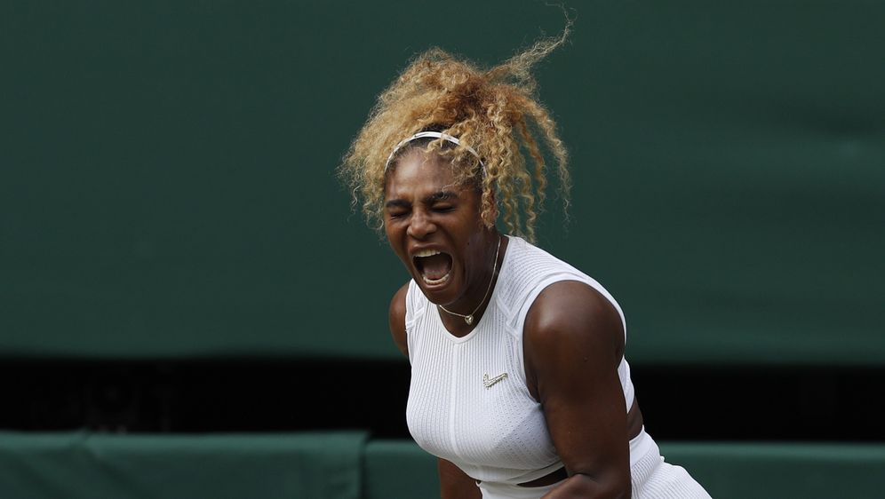 Serena Williams slavi osvajanje poena (Foto: AFP)