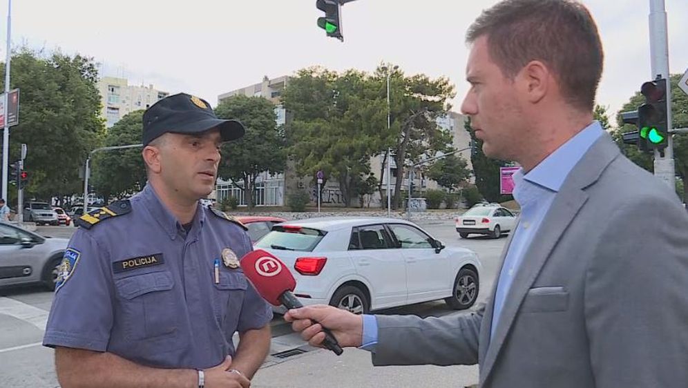 Perica Orešković, načelnik Prometne policije PU splitsko-dalmatinske, i Mario Jurič (Foto: Dnevnik.hr)