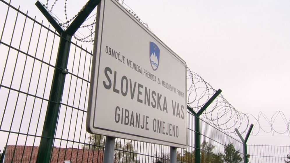 Ograda na granici Hrvatske i Slovenije (Foto: Dnevnik.hr)