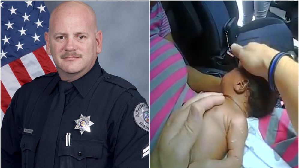 William Kimbro, policajac koji je spasio bebu Riley (Foto/Screenshot: Facebook/Berkeley County Sheriff\'s Office)