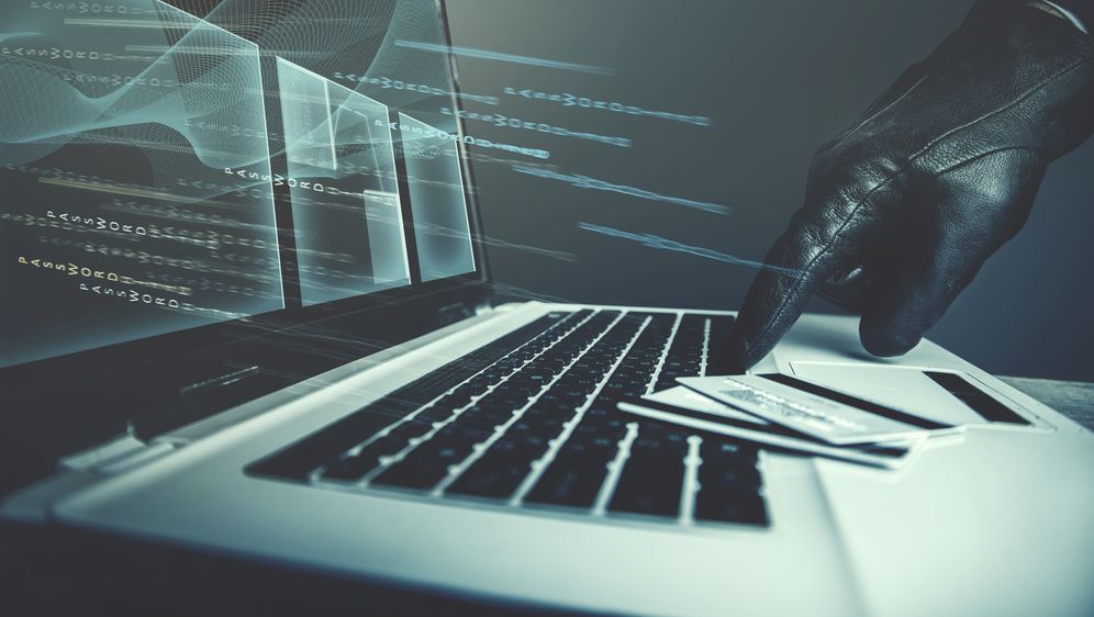 Hakerski napad, ilustracija