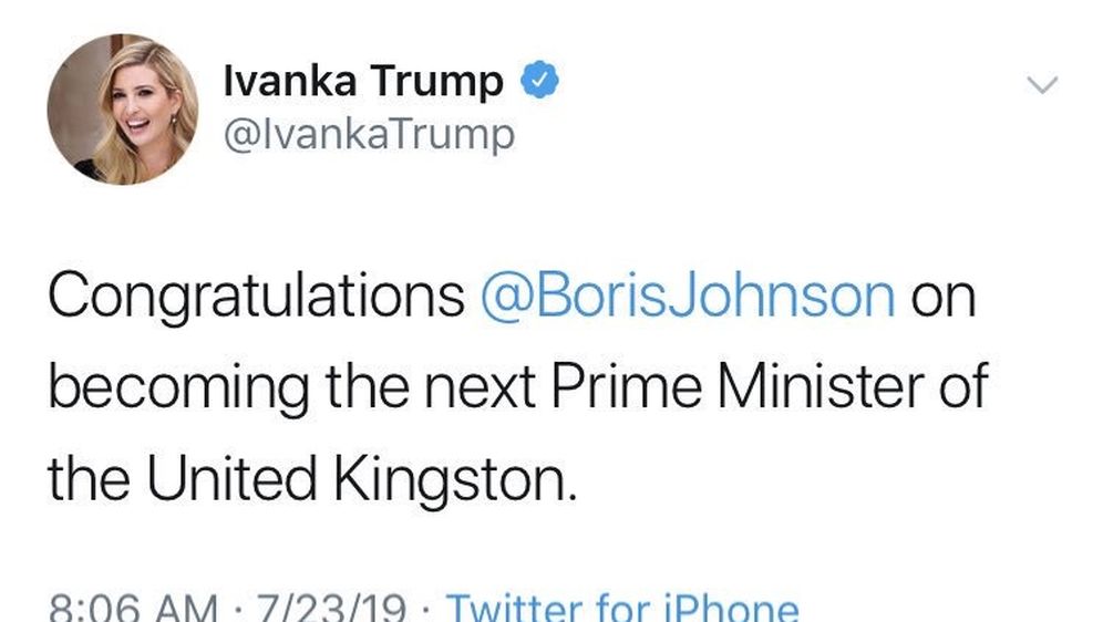 Tvit Ivanke Trump (Foto: Twitter)