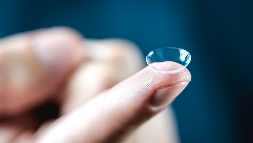 Kotaktna leća, ilustracija