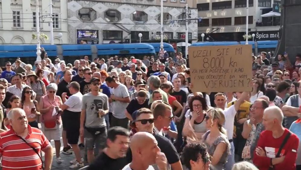 Prosvjed u Zagrebu pod nazivom Krik za slobodu - 1