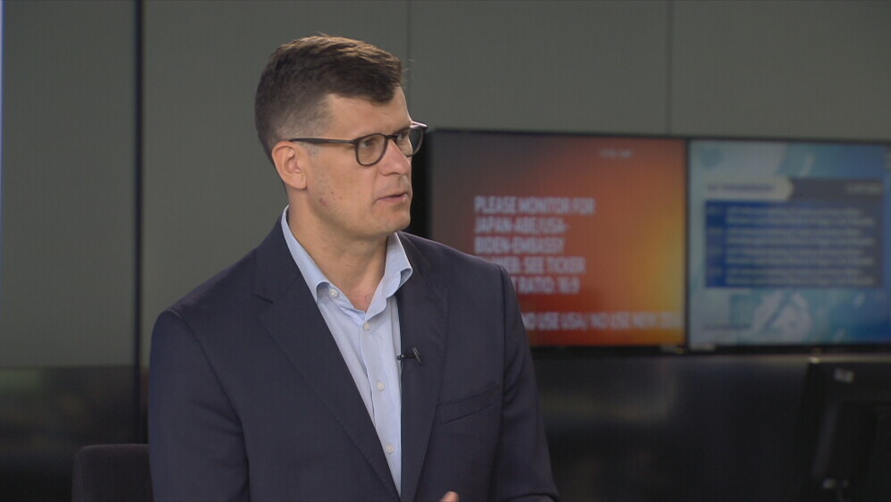 Hrvoje Krešić u studiju Dnevnika Nove TV - 4